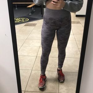 Gymshark purple camo leggings
